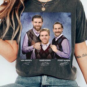 Connor McDavid Leon Draisaitl Stuart Skinner Hockey Vintage Shirt, Ice Hockey